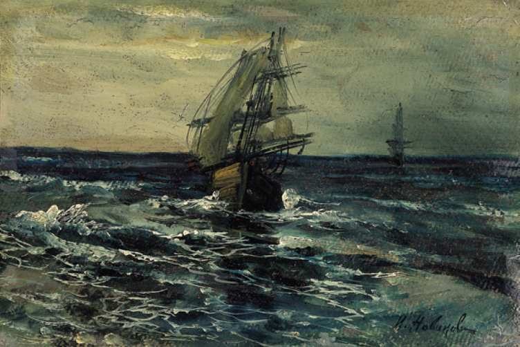 Auf hoher See von Igor Alexeyevich Novikov, 1900.