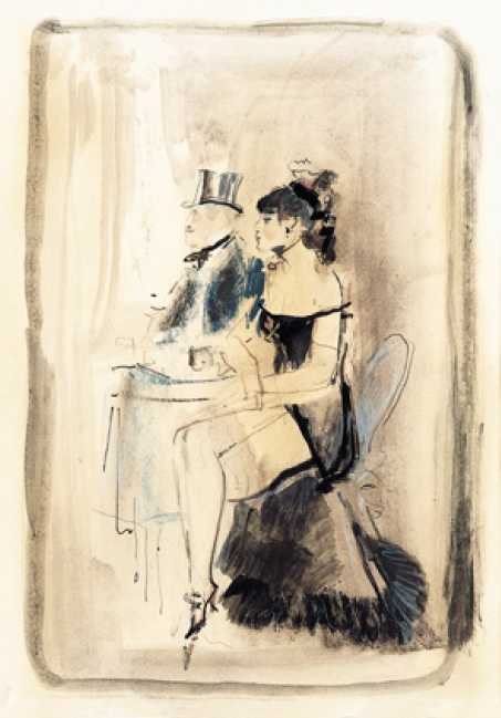 Beim Betrachten der Vorstellung von Konstantin Iwanowitsch Rudakow, 1925.