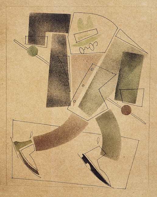 Der Billardspieler von Wladimir Wassiljewitsch Lebedew, 1925.