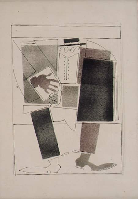 Der elegante Angestellte von Wladimir Wassiljewitsch Lebedew, 1925.