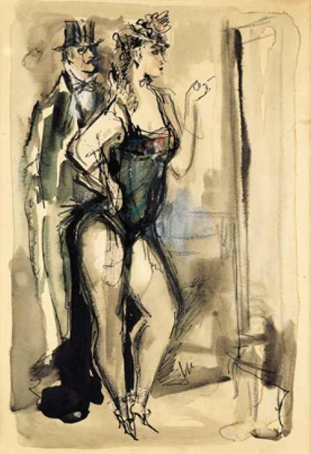 Ein schöner Abend (2) von Konstantin Iwanowitsch Rudakow, 1925.