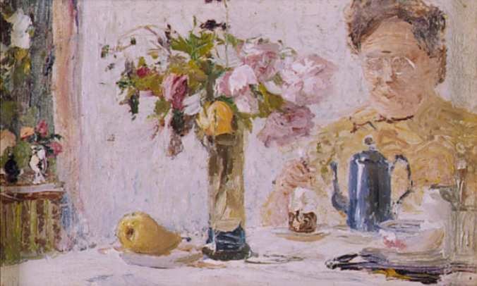 Frühstück von Nikolai Nikanorowitsch Dubowskoi, 1911.