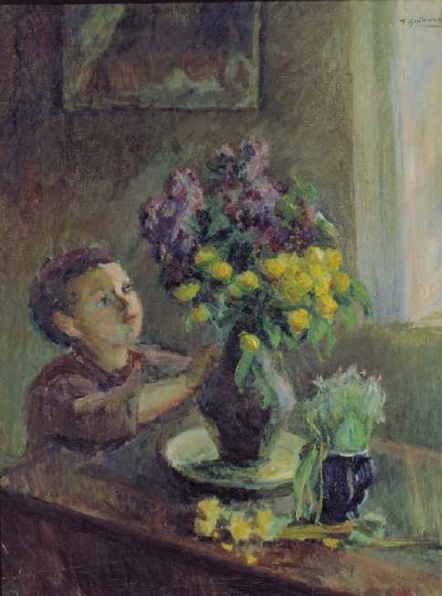 Geschenk für die Mutter von Grigory Izrailevich Tseitlin, 1946.