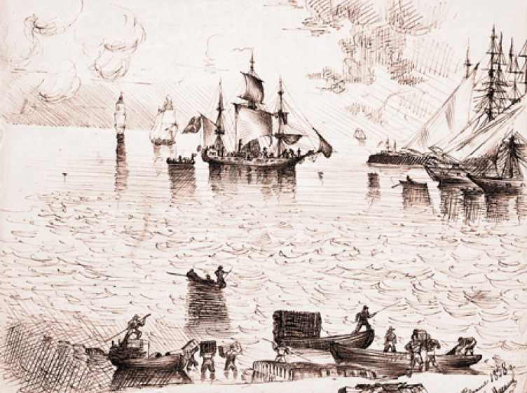 Port by Vladimir Maslov / V. Masalov.