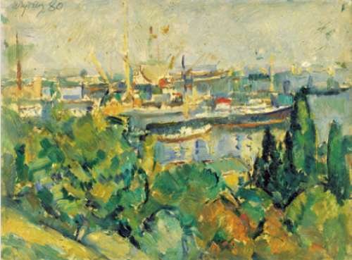 Port of Odessa by Iosif Mikhailovich Gurvich.
