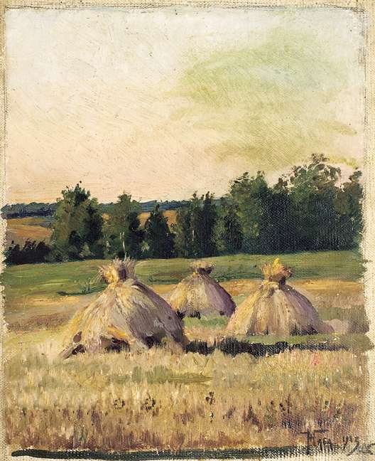 Heuhaufen von Alfons Konstantinovich Dzhaba, 1913.
