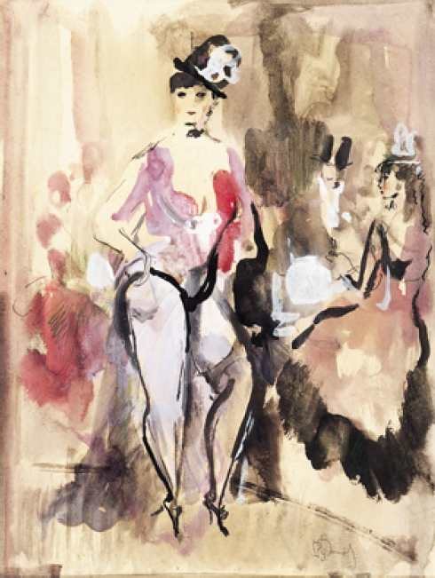 Im Rampenlicht von Konstantin Iwanowitsch Rudakow, 1925.