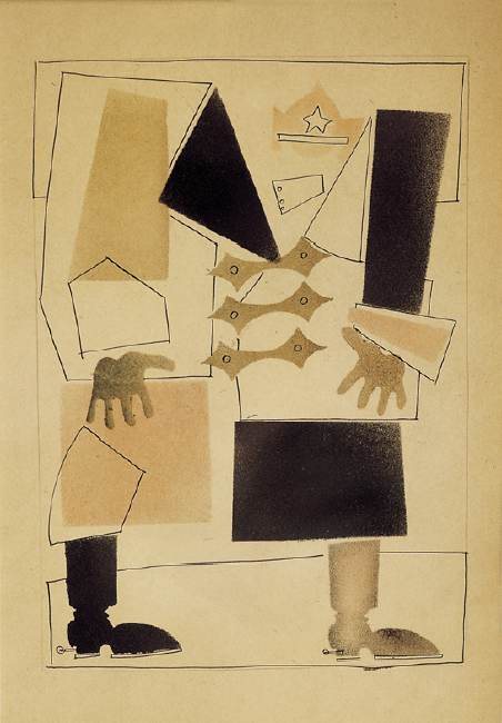 Cavalry Soldier by Vladimir Vasilyevich Lebedev, 1925.