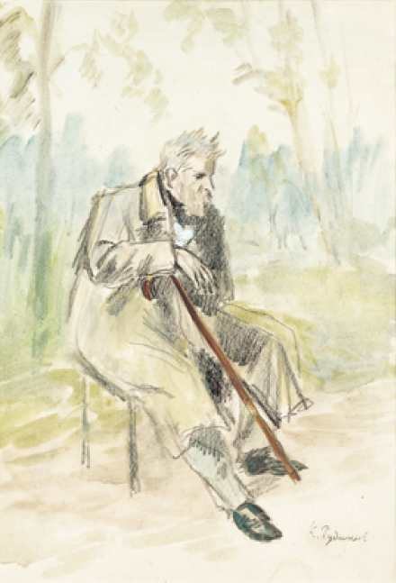 Lawrezki (Iwan Turgenew, Ein Adelsnest) von Konstantin Iwanowitsch Rudakow, 1947.