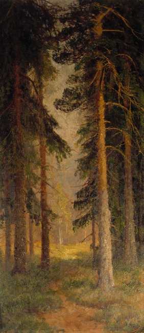 Lichtung im Wald von Iwan Iwanowitsch Schischkin, 1898.