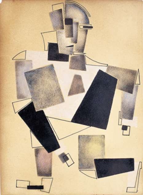 Man with Tie by Kazimir Severinovich Malevich, c. 1920.