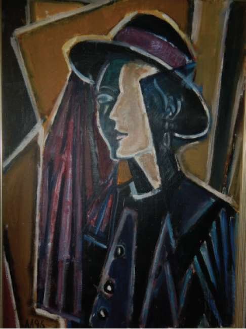 Portrait of a Woman by Alexey / Aleksei Lazykin, 1996.