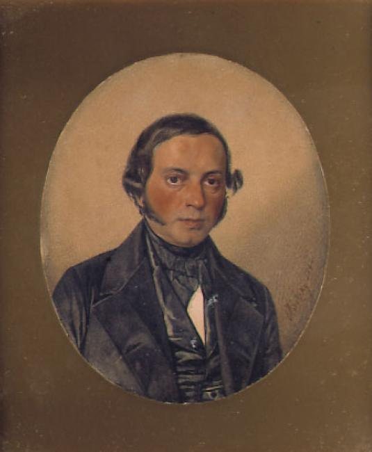 Porträt eines Gentlemans von Ivan Fomich Khrutsky, 1844.
