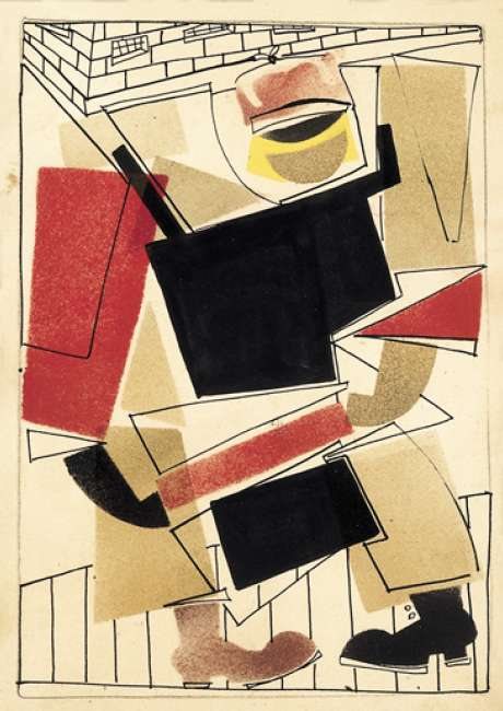Postbote von Wladimir Wassiljewitsch Lebedew, 1925.