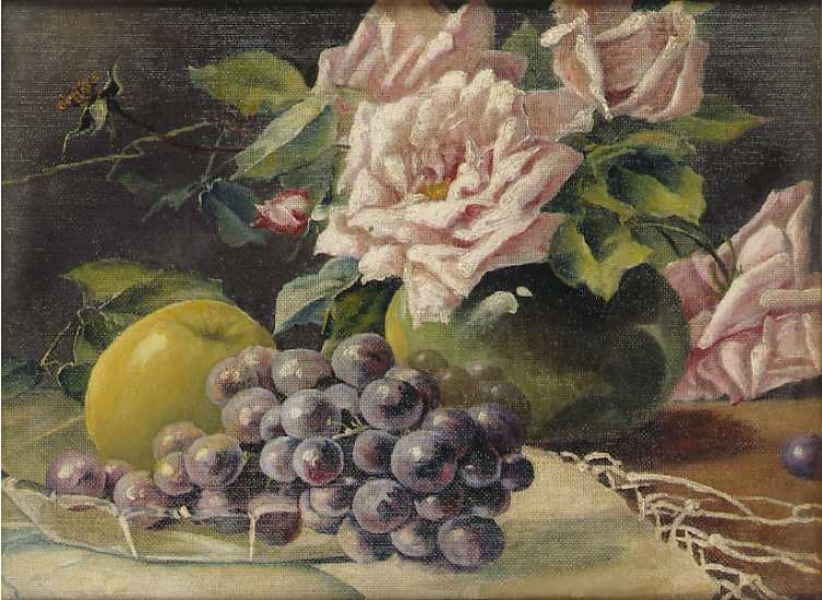 Rosen und Früchte von Unknown / Attribution pending.