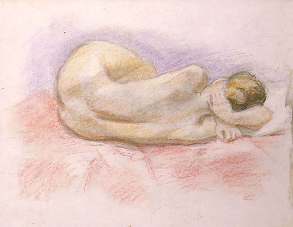 Rückenakt von Konstantin Iwanowitsch Rudakow.