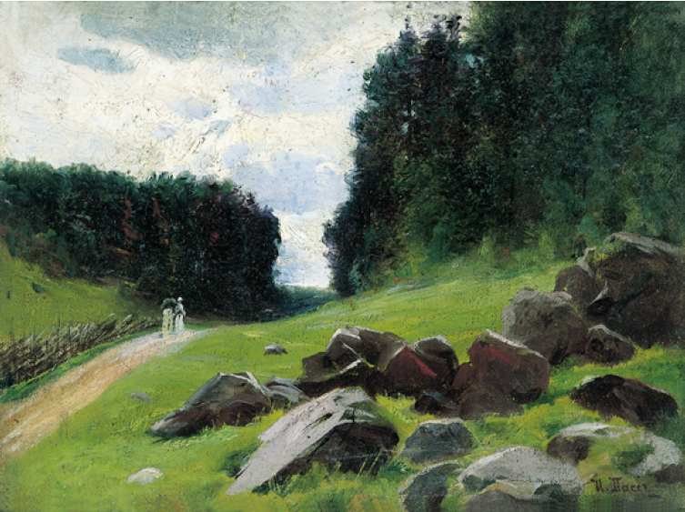 Walk on the Hill by Israel Abramowitsch Pass.
