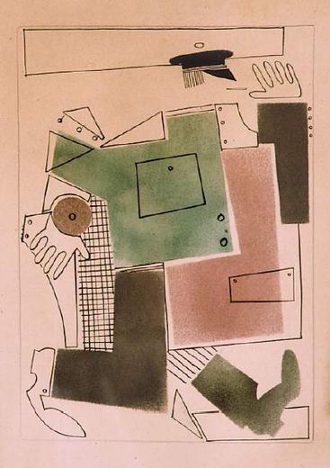 Allegory. The City and the Countryside by Vladimir Vasilyevich Lebedev, 1925.