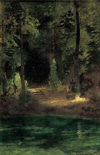 By the Bank by Ivan Ivanovich Shishkin.