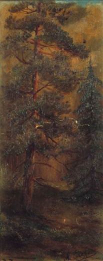 Tree at Sunset by Andrei Afanasyevich Jegorov.