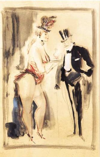 A Glass for the Guest by Konstantin Ivanovich Rudakov, 1925.