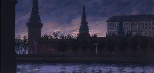 Spring in Moscow by Alexander Nikolayevich Samokhvalov.