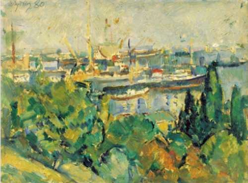 Port of Odessa by Iosif Mikhailovich Gurvich.
