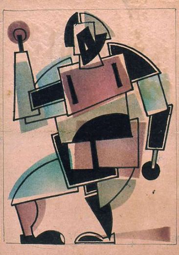 Housewife by Vladimir Yevgrafovich Tatlin, 1920.