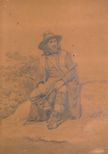 Shepherd by Rudolf Rudolfovich Frentz.