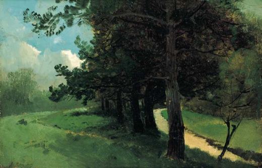 Country Road by Arseny Ivanovich Meshchersky.