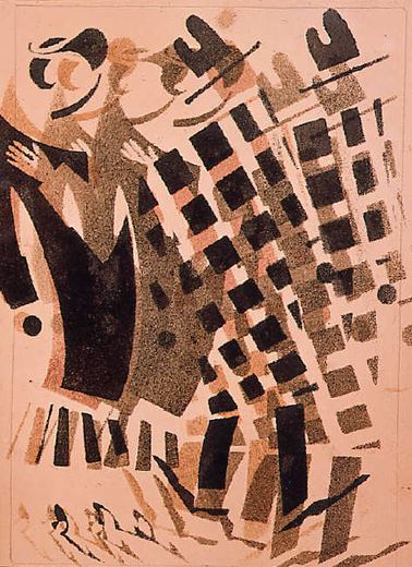 New Rich. NEP Man by Vladimir Vasilyevich Lebedev, 1925.
