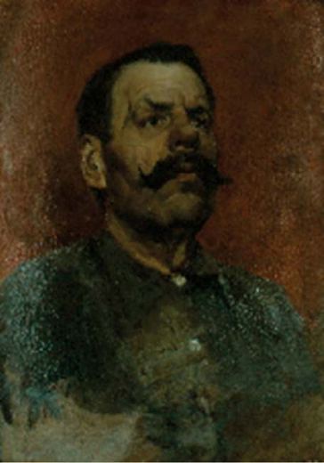 Portrait by Nikolai Pavlovich Khristolyubov, 1948.
