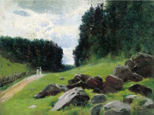 Walk on the Hill by Israel Abramowitsch Pass.