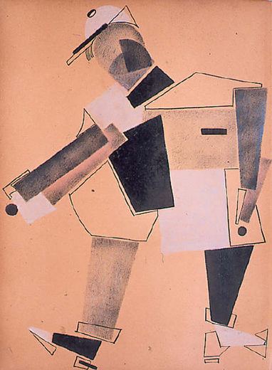 Tennis Player by Vladimir Vasilyevich Lebedev.